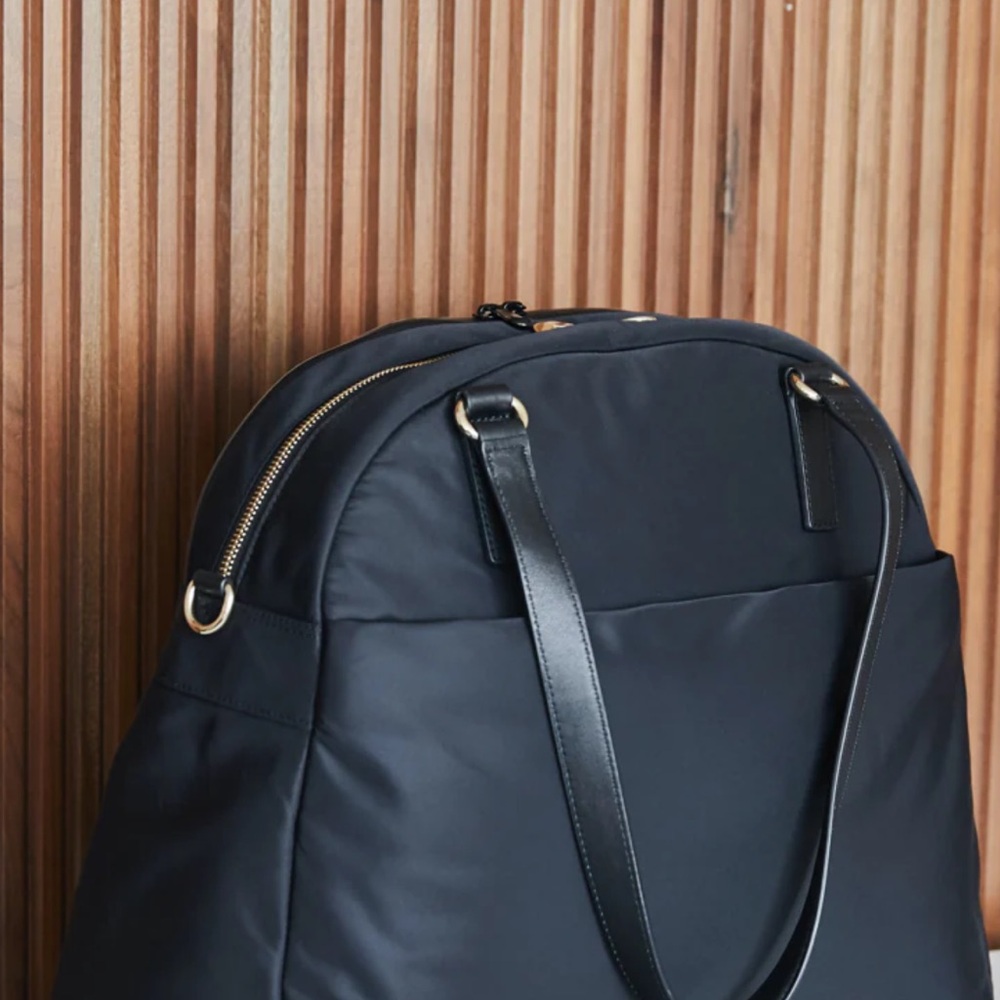 Elegant Black Travel Bag NEVER USED (originally $400)